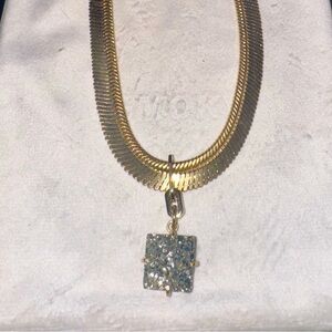 Pyrite Crystal Vintage Necklace